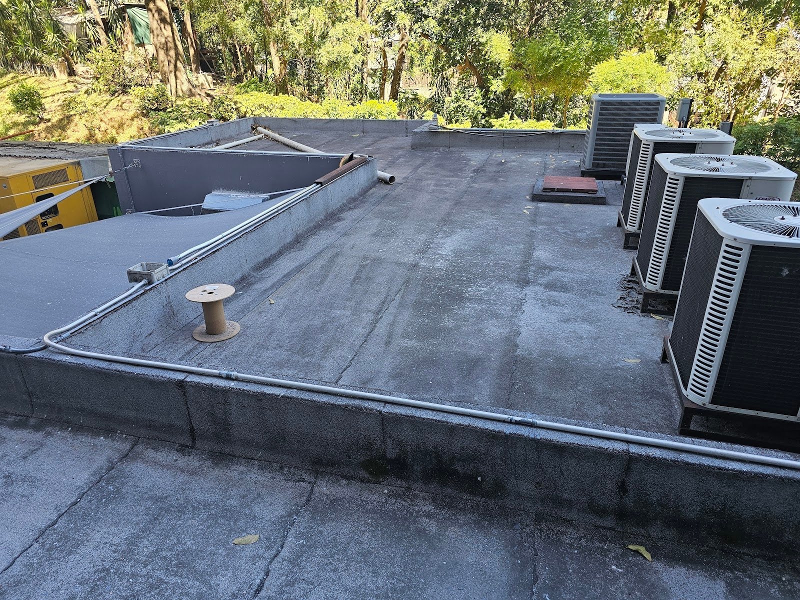 Hard piped rooftop raceway installation in Washington, DC