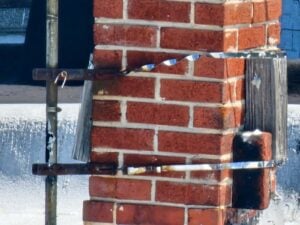 Antenna and satellite dish roof mounting on residential home – Washington DC