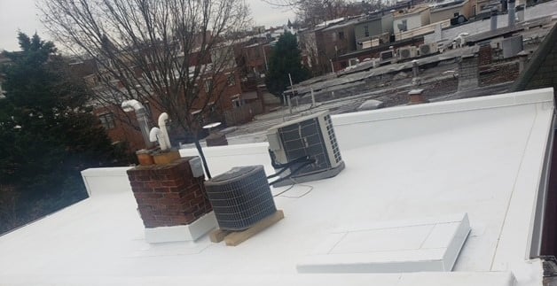 Historic roof replacement in Capitol Hill DC with approved materials