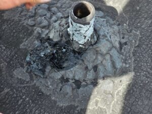 Leaking Flat Roof Penetration in Washington DC