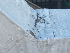 Damaged duct flashing around rooftop HVAC equipment in Washington DC