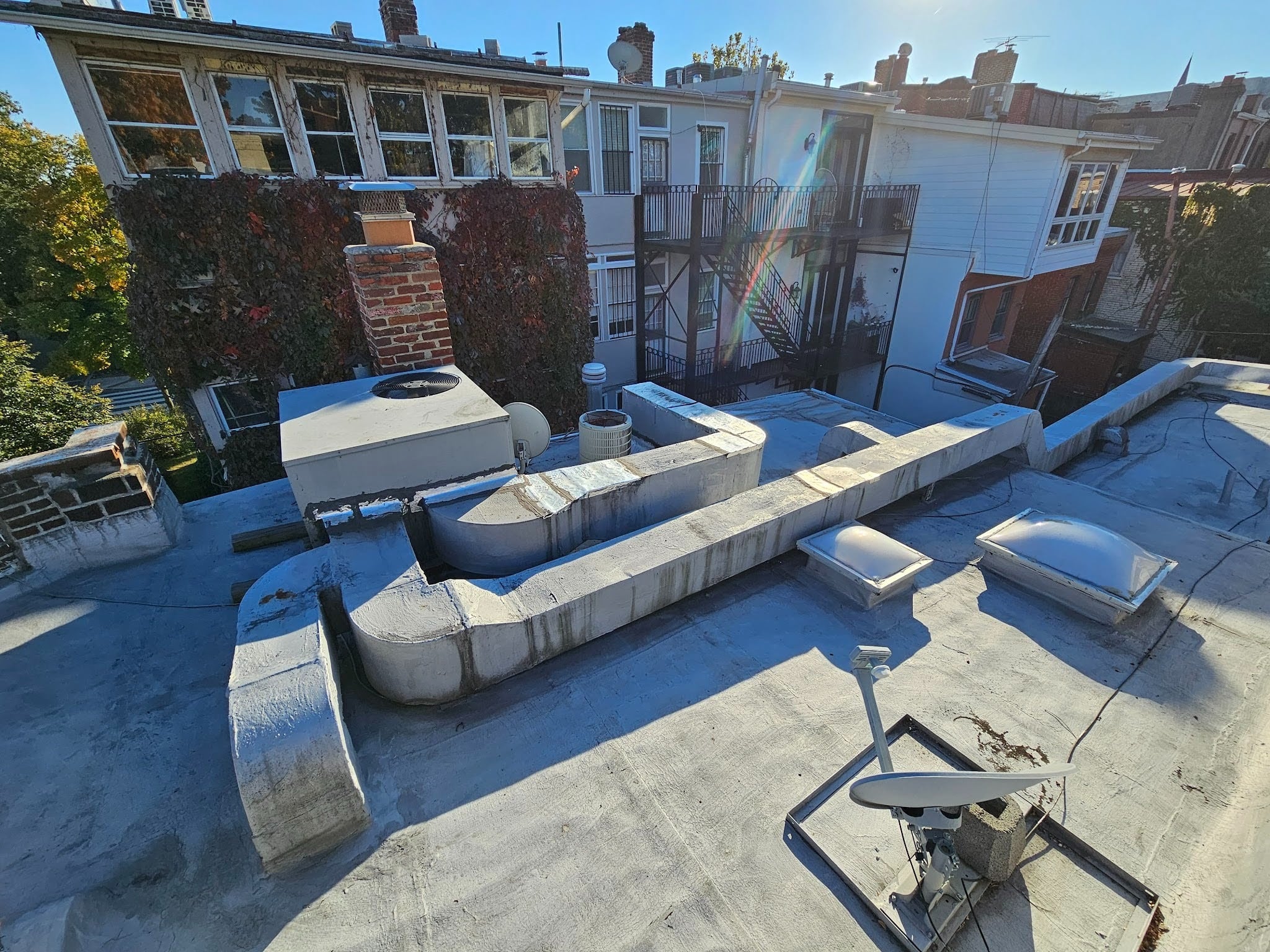 Roof HVAC and Duct Flashing Problems DC