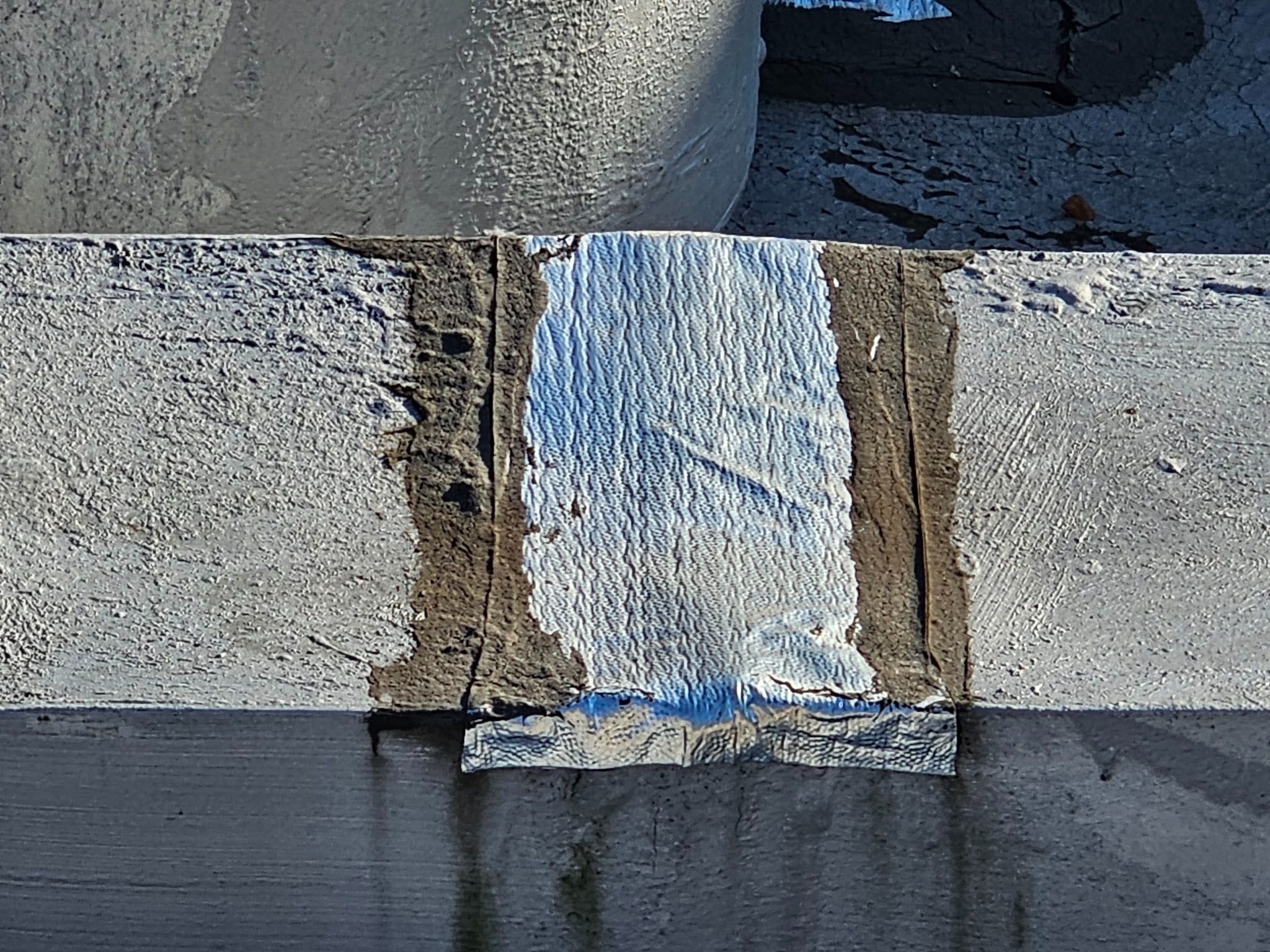 ductwork installed on a low slope roof system