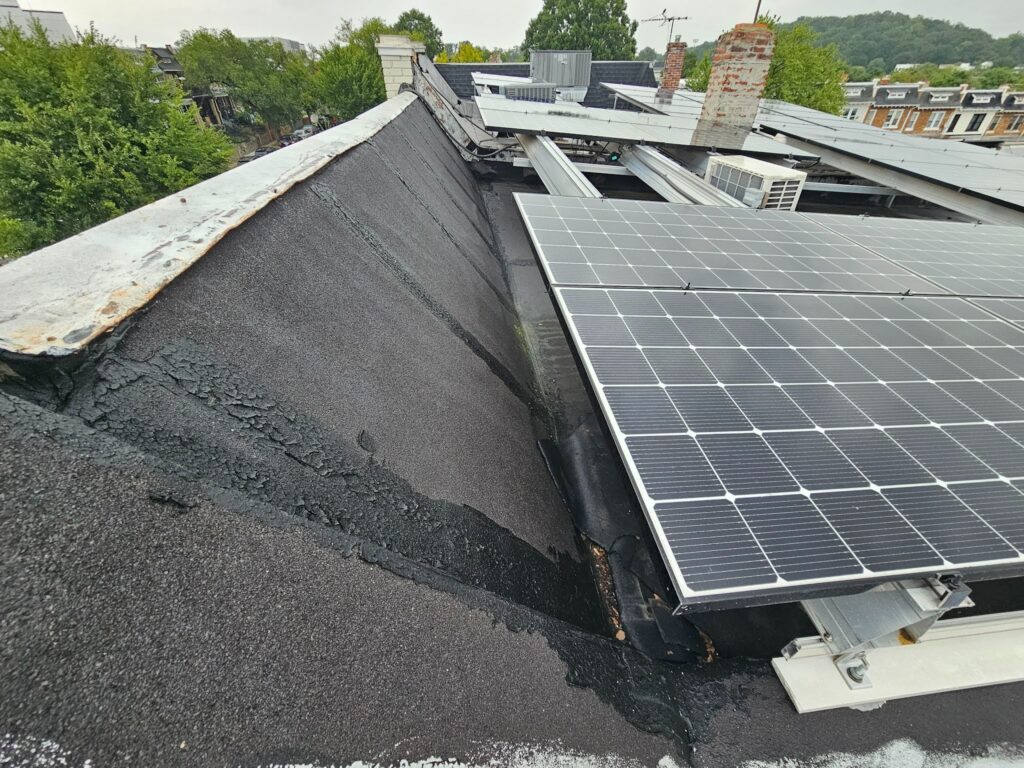 Time for a New Roof - Part I 2 Residential roof showing signs of damage and wear