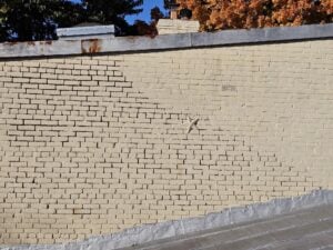 Home 17 Ferrous metal coping at the parapet edge of a historic building in Washington DC