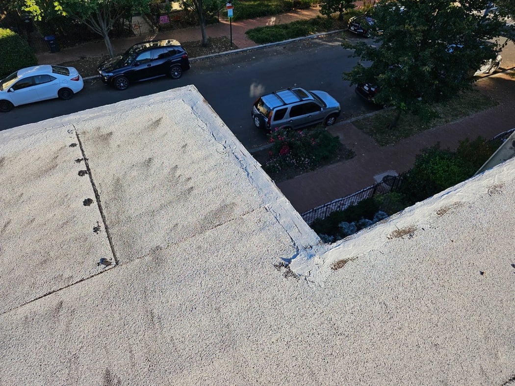 Deteriorated Copings and Flashings - Part I 2 single-ply modified bitumen membrane